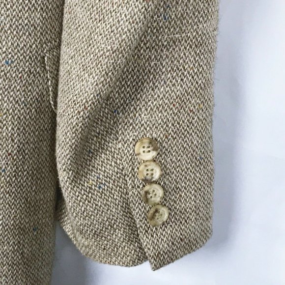 Nordstrom's Light Brown Tan Tweed Blazer Sports - Picture 5 of 10